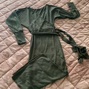 Hunter green dress 💚